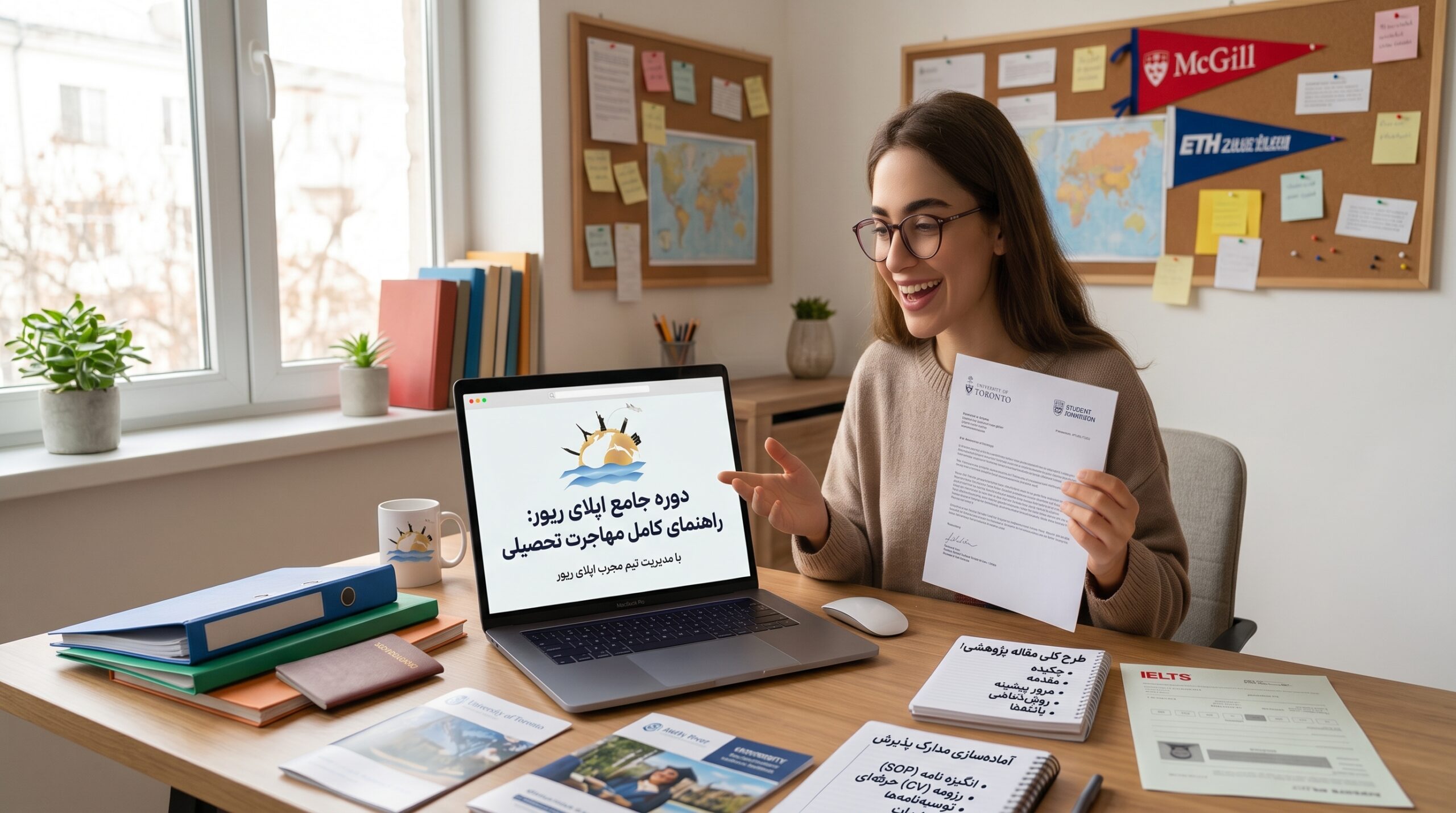 پیش فروش پکیج آموزشی 0 تا 100 اپلای و پذیرش از دانشگاه های خارج از کشور